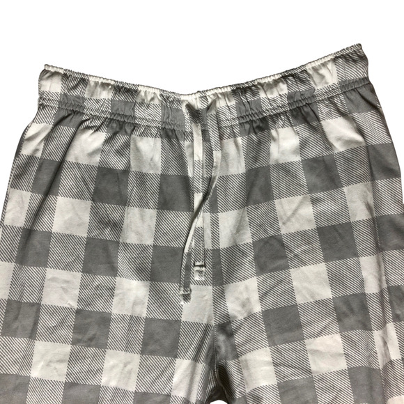 Holiday Family PJs White and Grey Buffalo Check 2 Piece Set - Size Small - Picture 8 of 12